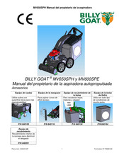 Billy Goat MV600SPE Manual Del Propietário