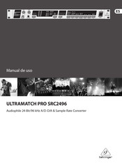 Behringer ULTRAMATCH PRO SRC2496 Manual De Uso