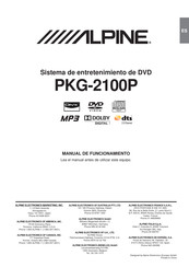 Alpine PKG-2100P Manual De Funcionamiento