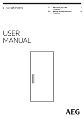 AEG SKE81831DS Manual De Instrucciones