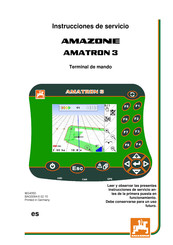 Amazone AMATRON 3 Instrucciones De Servicio