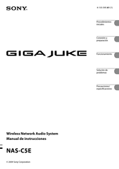 Sony GIGA JUKE NAS-C5E Manual De Instrucciones