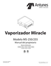 Antunes MS-255 Manual Del Propietário