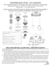 GP LIMITED RP Serie Manual Del Usuario