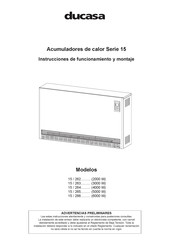 Ducasa 15/265 Instrucciones De Funcionamiento