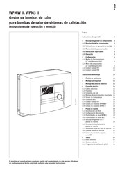 Stiebel Eltron WPMW II Instrucciones De Operacion Y Montaje