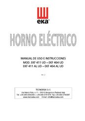 TECNOEKA EKF 464 AL UD Manual De Uso