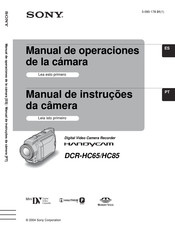 Sony DCR-HC65 Manual De Operaciones