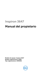 Dell Inspiron 3647 Manual Del Propietário