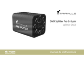thomann Stairville DMX Splitter Pro 3+5 pin Manual De Instrucciones