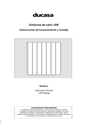 Ducasa i-EM 350 Instrucciones De Funcionamiento Y Montaje