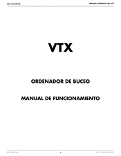 Oceanic VTX Manual De Funcionamiento