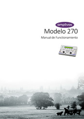 AmpliVox 270 Manual De Functionamiento