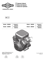 Briggs & Stratton Vanguard 290000 Manual Del Operario