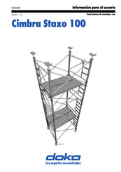 Doka Cimbra Staxo 100 Instrucciones De Montaje Y Uso