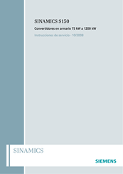 Siemens SINAMICS S150 Instrucciones De Servicio