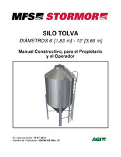 AGI MFS Stormor Tolva Manual Constructivo, Para El Propietario Y El Operador