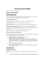 Deepmax MD5008 Manual Del Propietário