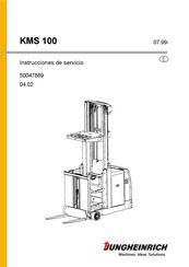 Jungheinrich KMS 100 Instrucciones De Servicio