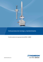 THOMSON MULI Serie Instrucciones De Montaje Y Mantenimiento