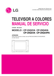 LG CP-25Q22A Manual De Servicio