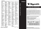 Roland V-Synth Manual Del Propietário