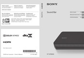 Sony HT-XF9000 Manual De Instrucciones