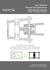 Kanto PDX650W Manual Del Usuario