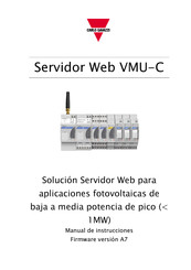 CARLO GAVAZZI VMU-C Manual De Instrucciones