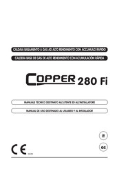 Baxi Coopper 280 Fi Manual De Uso Destinado Al Usuario Y Al Instalador