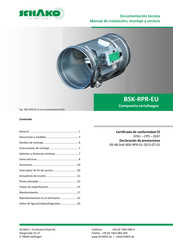 Schako BSK-RPR-EU Manual De Instalación, Montaje Y Servicio