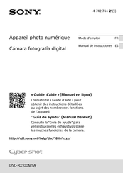 Sony Cyber-shot DSC-RX100M5A Manual De Instrucciones