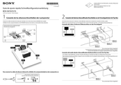Sony BDV-E870 Guía De Ajuste Rápido