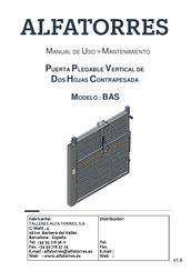 ALFATORRES BAS Manual De Uso