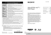 Sony UBP-X500 Manual De Instrucciones