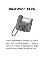 AT&T 992 Manual De Uso