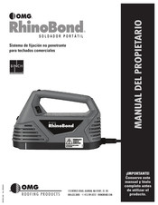 OMG RB-HandWelder RhinoBond Manual Del Propietário