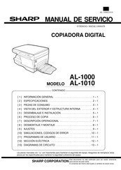 Sharp AL-1000 Manual De Servicio