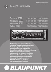 Blaupunkt Sydney SD27 Instrucciones De Manejo E Instalación