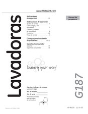 Hotpoint G187 Manual Del Propietário