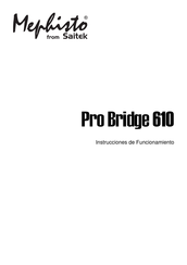 Saitek Pro Bridge 610 Instrucciones De Funcionamiento