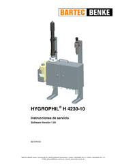 BARTEC BENKE HYGROPHIL H 4230-10 Instrucciones De Servicio