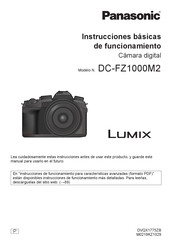 Panasonic Lumix DC-FZ1000M2 Instrucciones Básicas De Funcionamiento