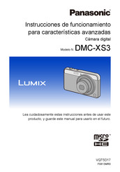 Panasonic LUMIX DMC-XS3 Instrucciones De Funcionamiento