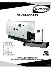 Evans Gx22Dx Serie Manual De Propietario