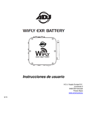 ADJ WIFLY EXR BATTERY Instrucciones De Usuario