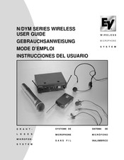 Electro-Voice N/DYM Serie Instrucciones Del Usuario