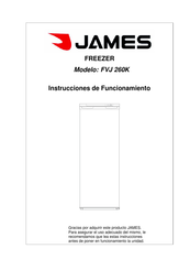 James FVJ 260K Instrucciones De Funcionamiento