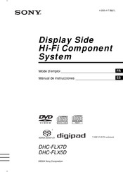 Sony DHC-FLX5D Manual De Instrucciones