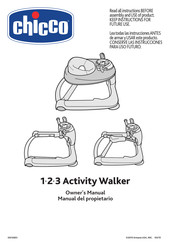 Chicco 1-2-3 Activity Walker Manual Del Propietário